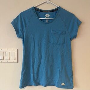 Dickies Temp iQ Women’s Small S Blue Short Sleeve Tee Top Workwear